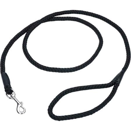 COASTAL PET Black Rope Dog Leash 00206-BLK06